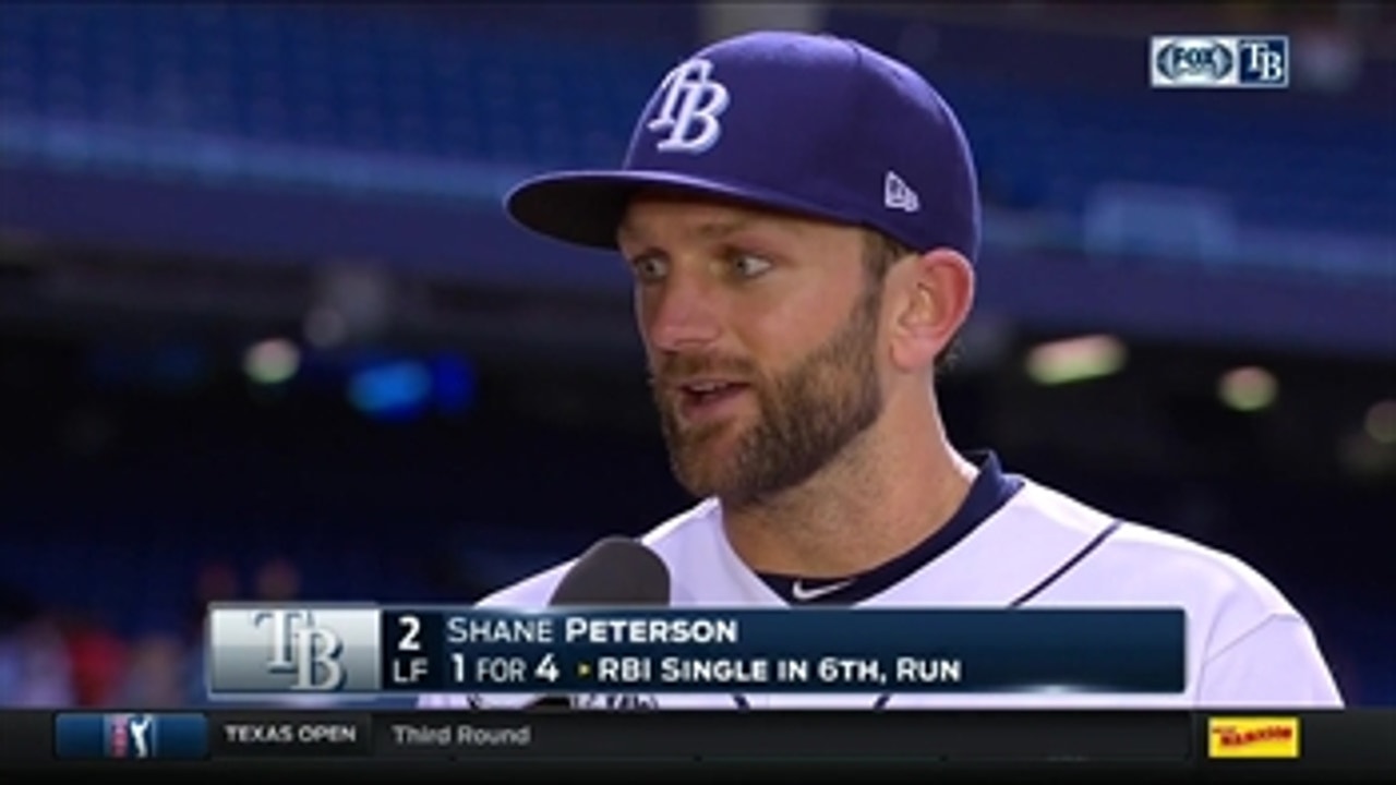 Shane Peterson discusses doing a little bit of everything for Rays