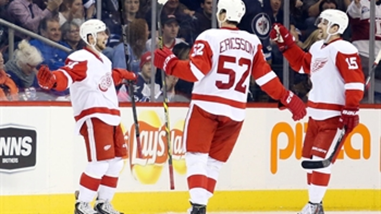 Tatar leads Red Wings over Jets