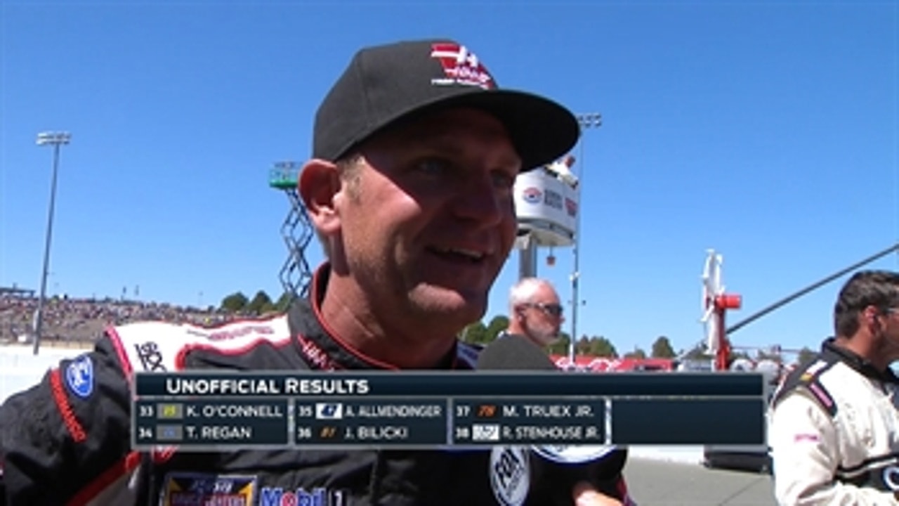 Clint Bowyer Battles Hard for Second | 2017 SONOMA | FOX NASCAR