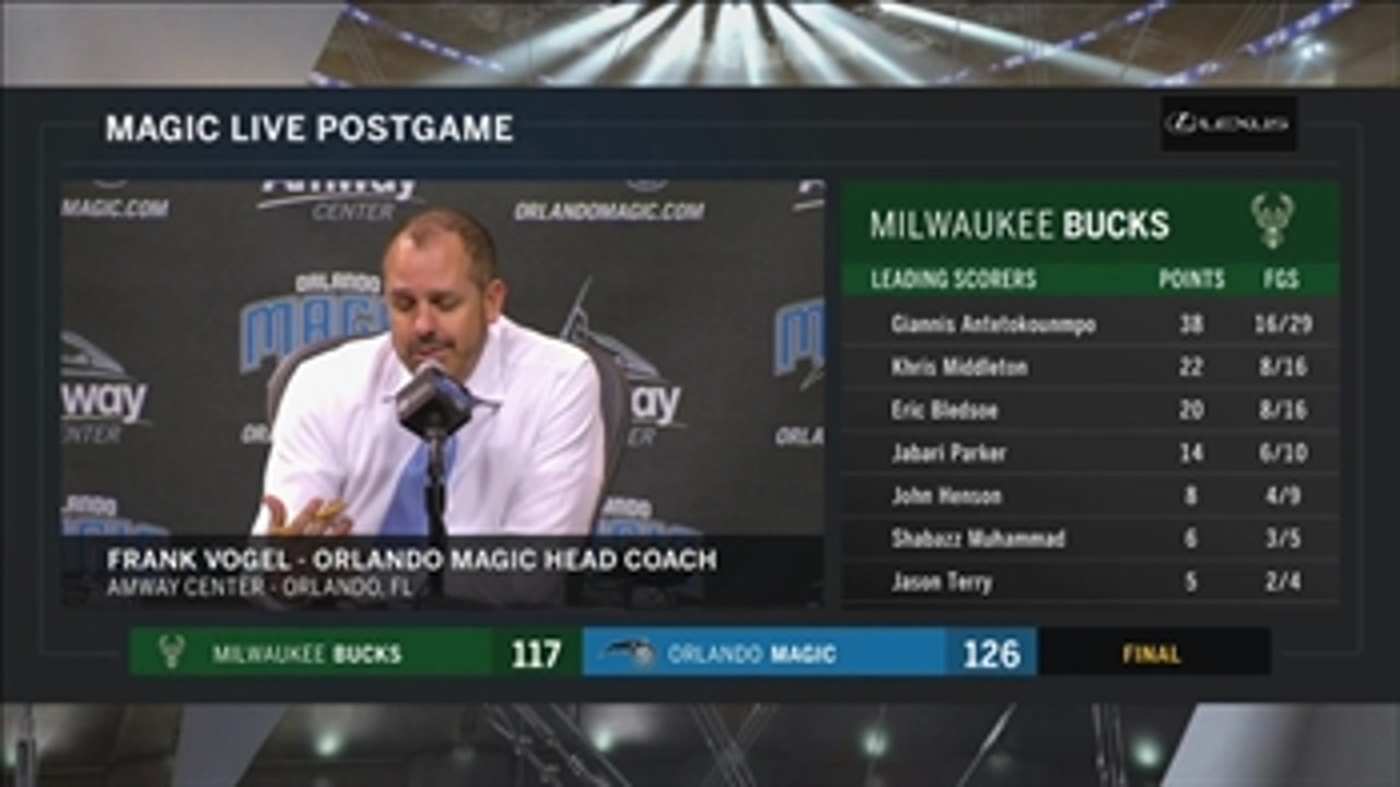 Frank Vogel liked how Magic fought for win over Bucks
