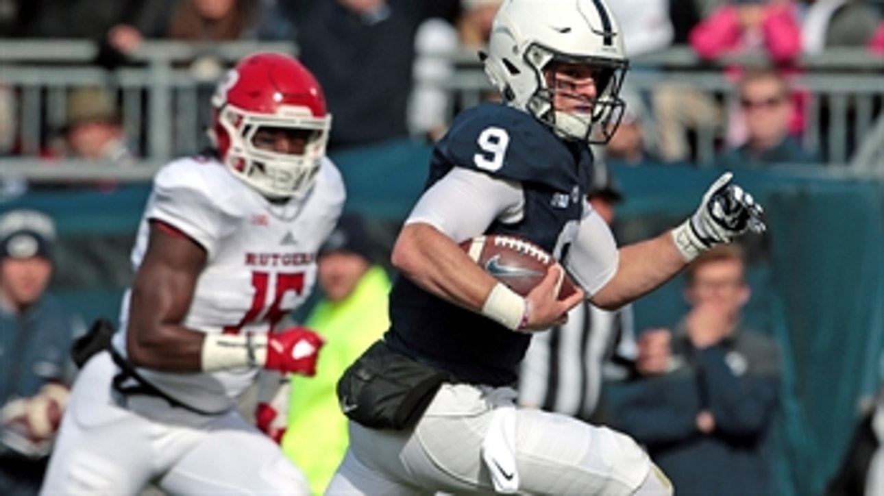 Trace McSorley and the No. 14 Penn State Nittany Lions roar past the Rutgers Scarlet Knights 35-6