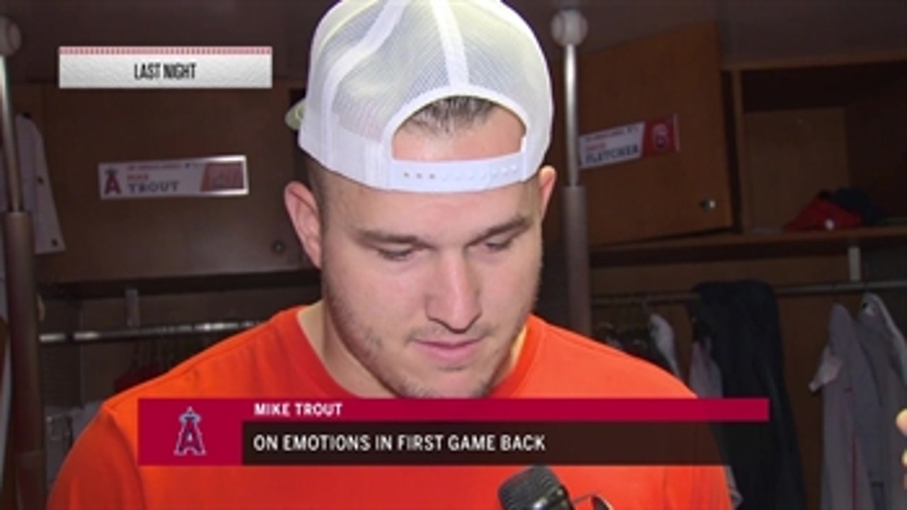 Angels Live: Mike Trout talks emotions in return to lineup