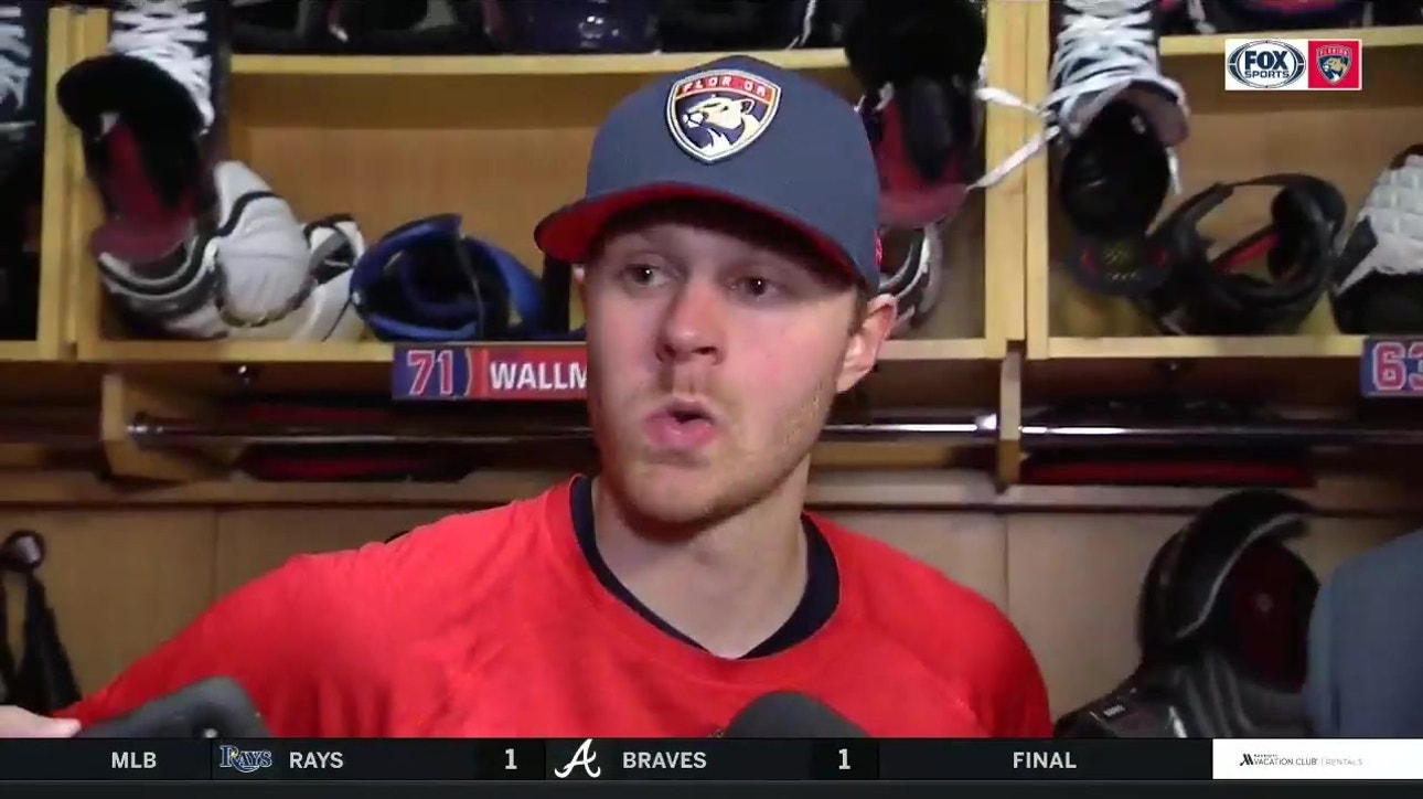 Lucas Wallmark talks about his 1st goal with Panthers