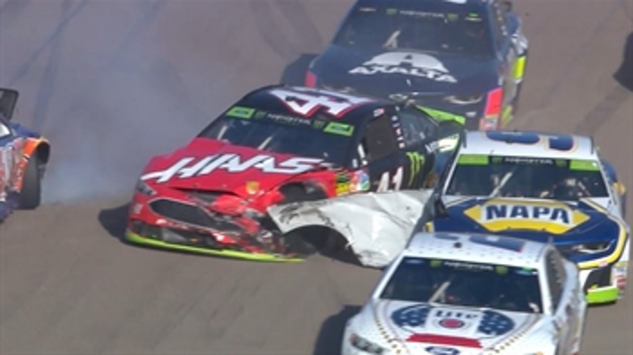 Big wreck ends title hopes for Chase Elliott & Kurt Busch ' 2018 ISM RACEWAY