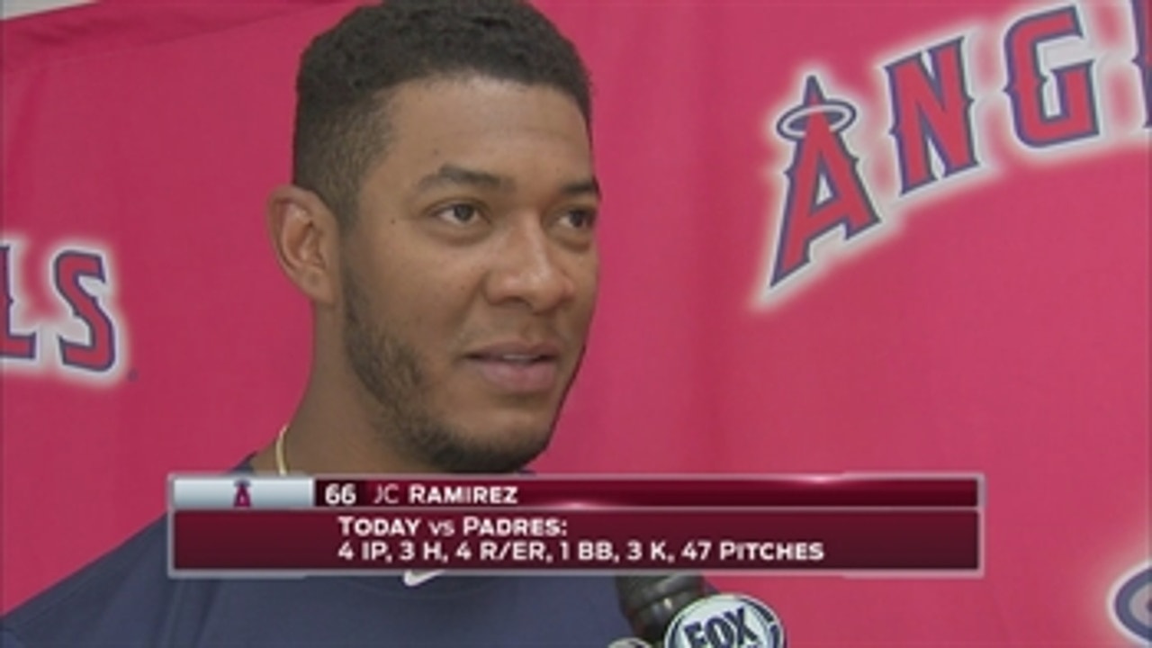 Padres beat up Angels' J.C. Ramirez with three hits, four runs