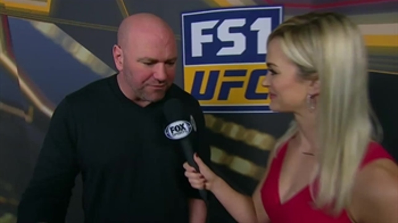 Dana White interview ' POST-FIGHT' UFC FIGHT NIGHT