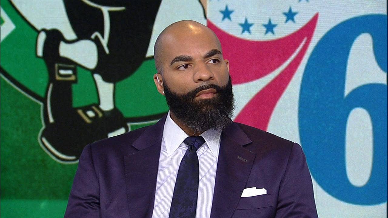 Carlos Boozer reacts to Philadelphia surviving sweep, force Game 6 ' NBA ' FIRST THINGS FIRST