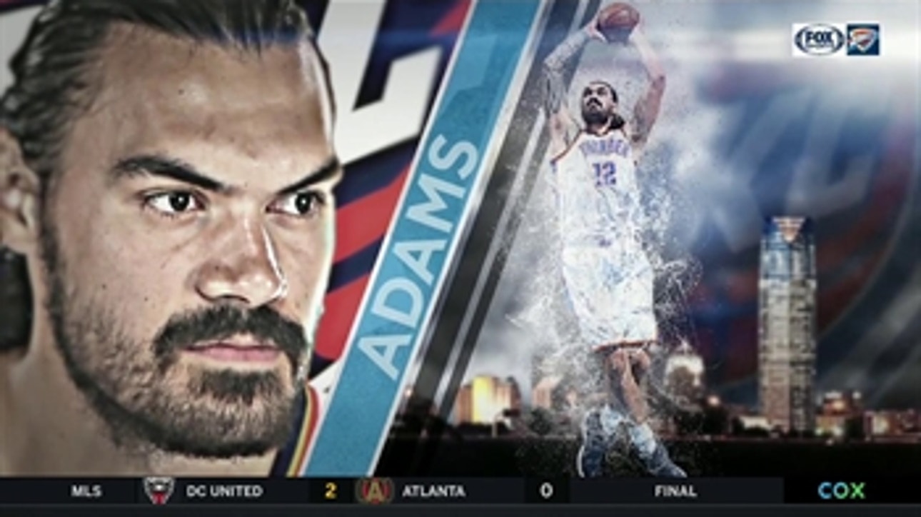 Steven Adams Gets 3rd Straight Double-Double In Win ' Thunder Live
