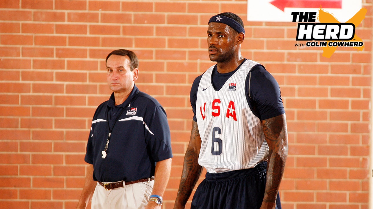 Mike Krzyzewski on passing up coaching in the NBA, Olympic Team, LeBron James | THE HERD
