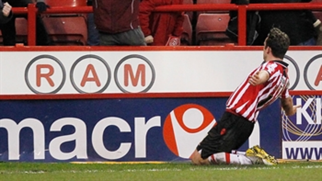 Baxter gives Sheffield United early lead