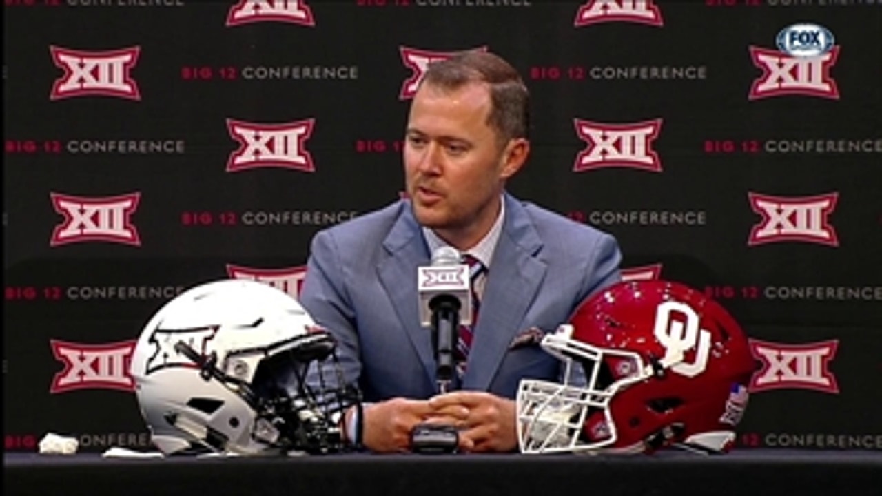 Linoln Rioley on Finding Leaders in OU ' Big 12 Media Days