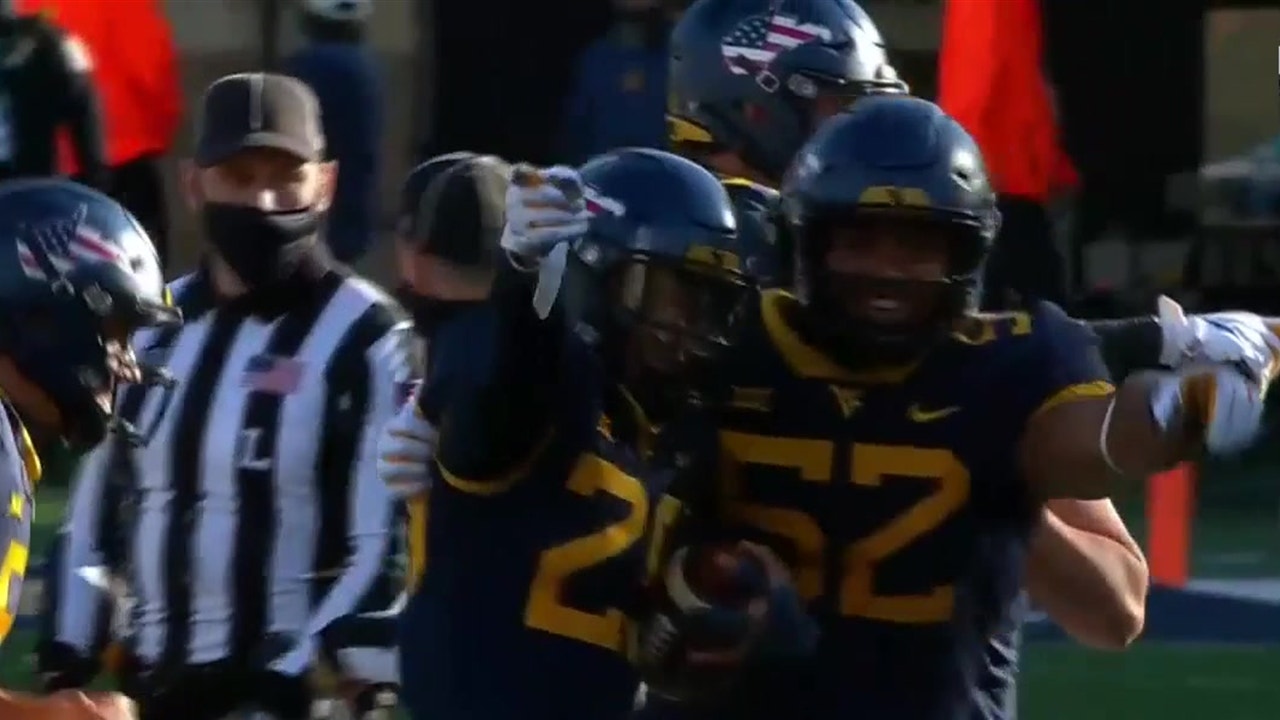 TCU's Trevon Moehrig's fumble leads to T.J. Simmons second TD, West Virginia lead 24-6