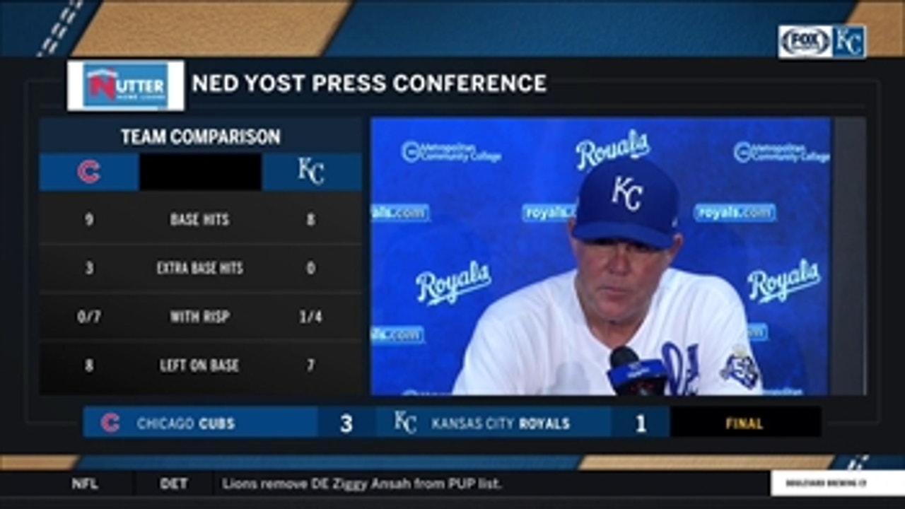 Yost on Junis: 'You've got to be able to trust yourself and command your pitches'