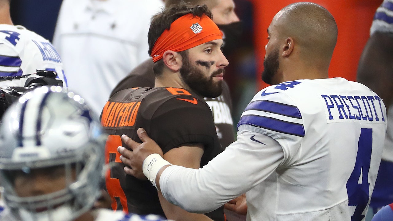 Brandon Marshall reacts to Browns' upset win over Cowboys, Dallas falls to 1-3 | FIRST THINGS FIRST