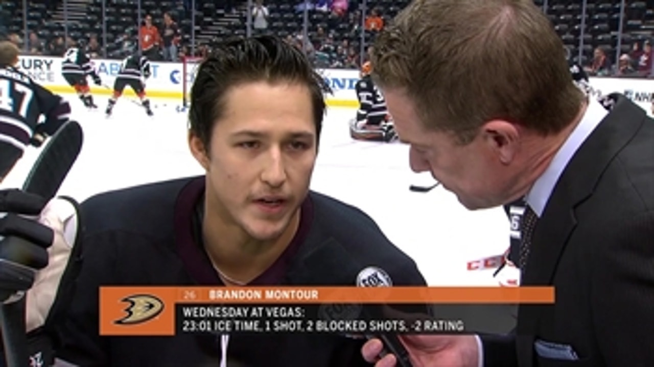 Brandon Montour on Fowler's injury, inheriting more minutes on the ice