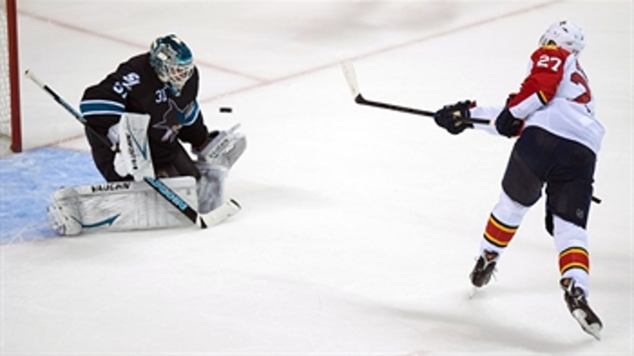 Panthers beat Sharks 3-2 in SO win