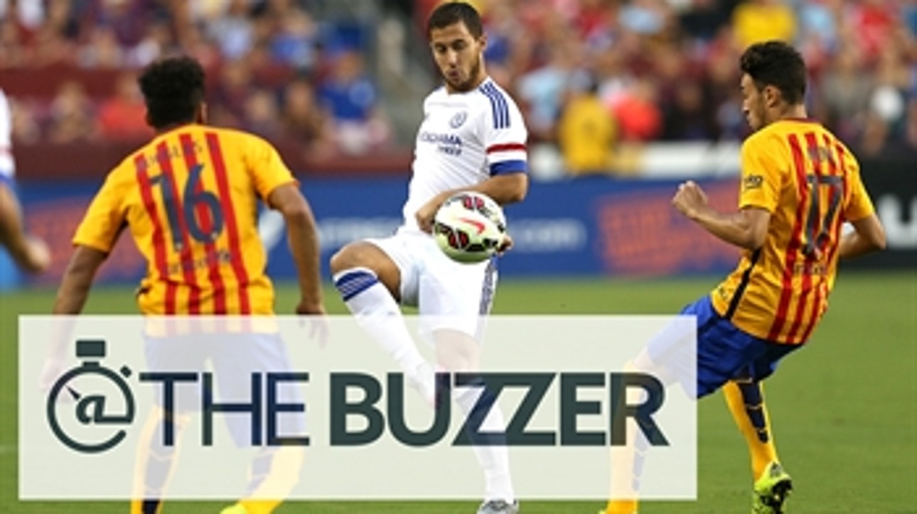 Eden Hazard destroyed Barcelona's defense in the ICC