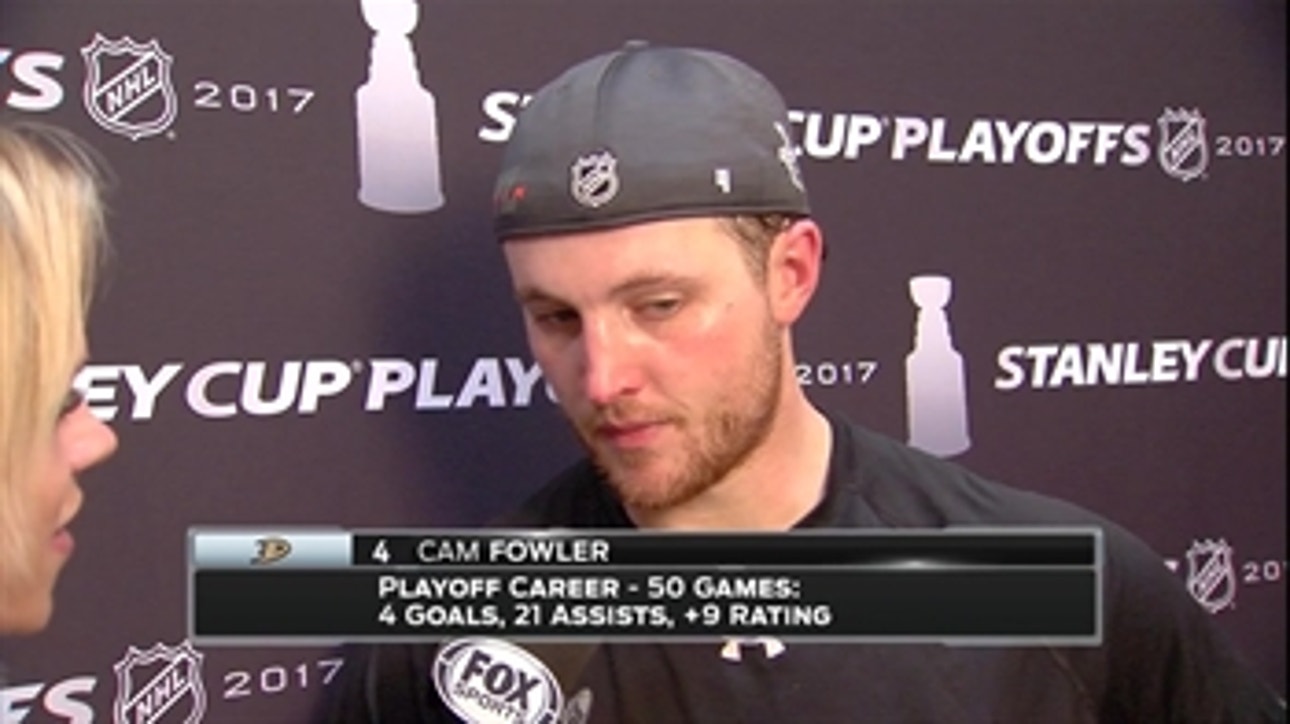 Cam Fowler: I just tried to help the team any way I could