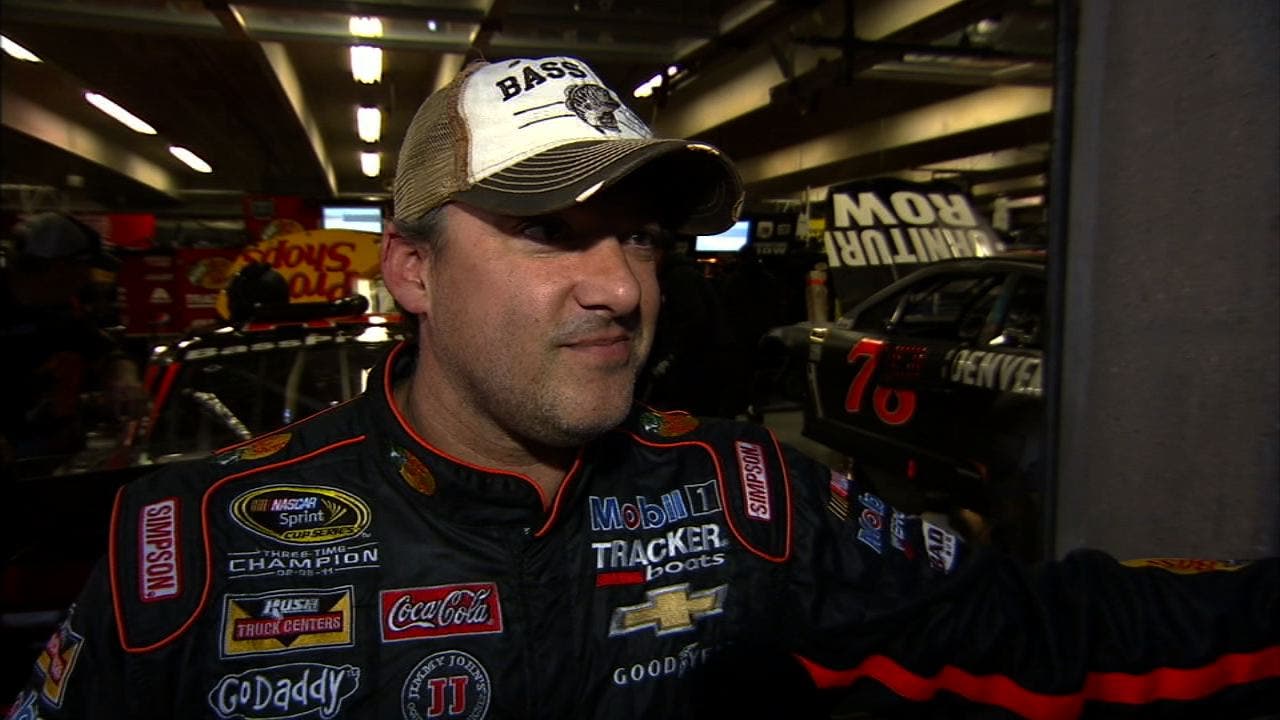 CUP: Tony Stewart Breaks Qualifying Record at Texas - 2014