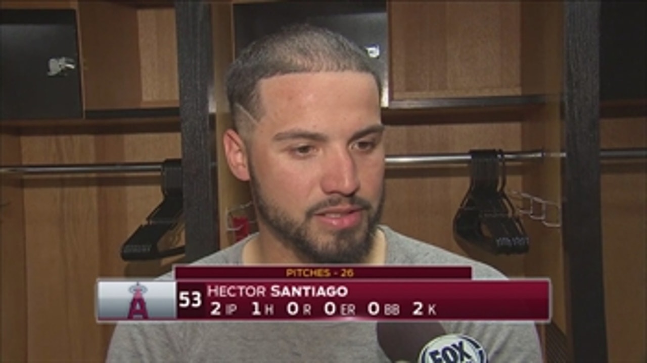 Starting off on the right foot was important to Hector Santiago