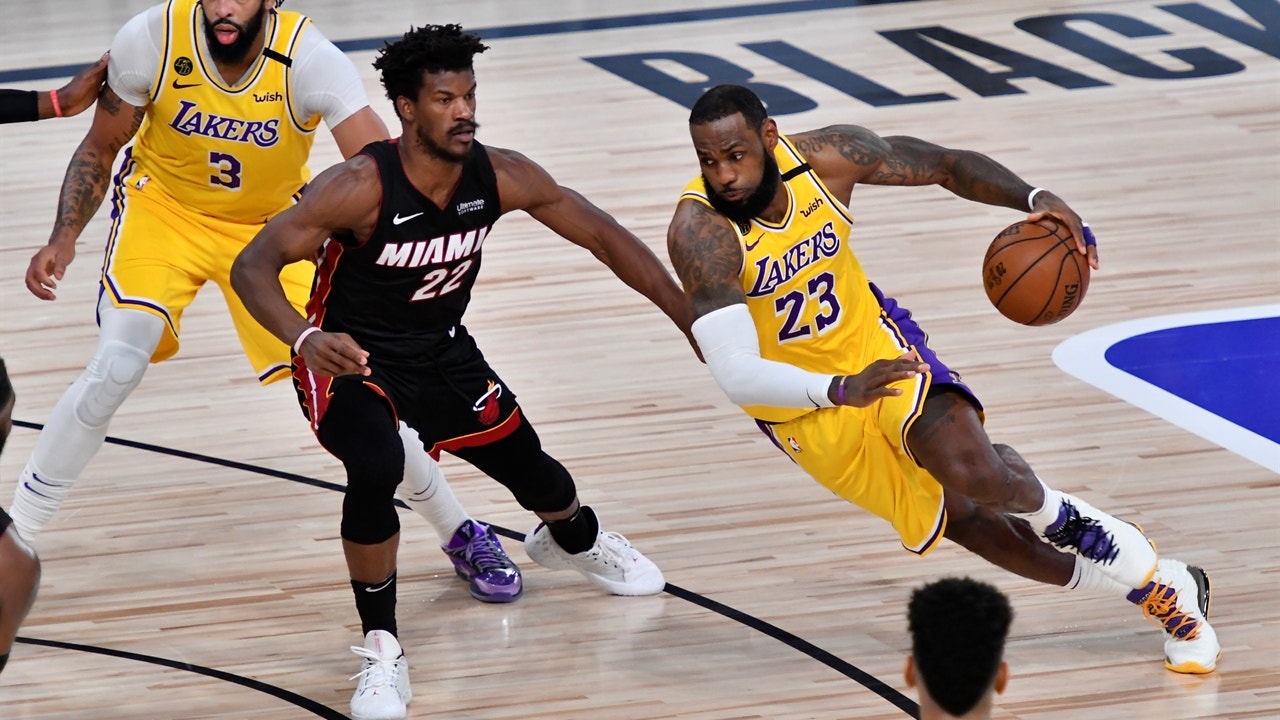 Shannon Sharpe reacts to the Lakers dominant Game 1 win over Heat in NBA Finals | UNDISPUTED