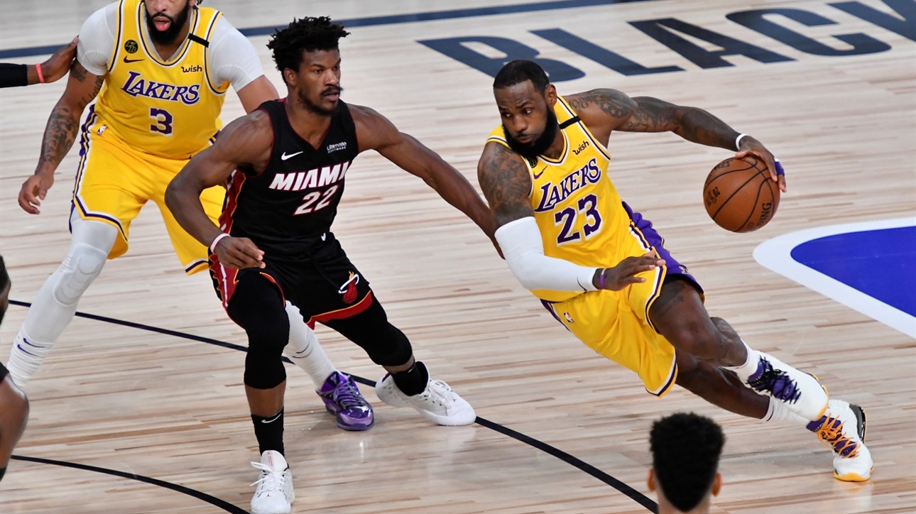 Shannon Sharpe reacts to the Lakers dominant Game 1 win over Heat in NBA Finals | UNDISPUTED