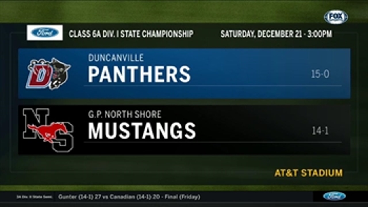 Duncanville to Face GP North Shore for Championship