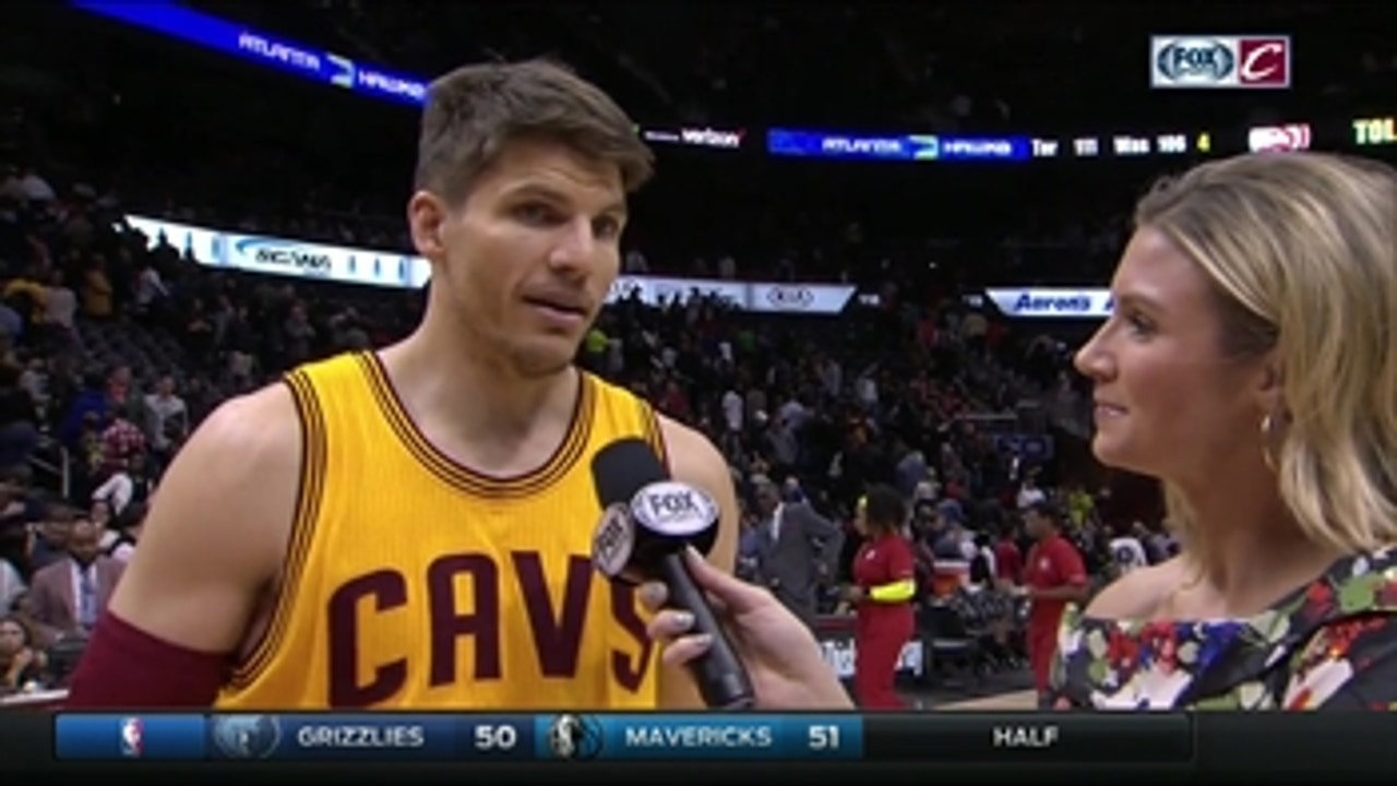 What a thrill for Kyle Korver to be on Cavs' side of NBA history