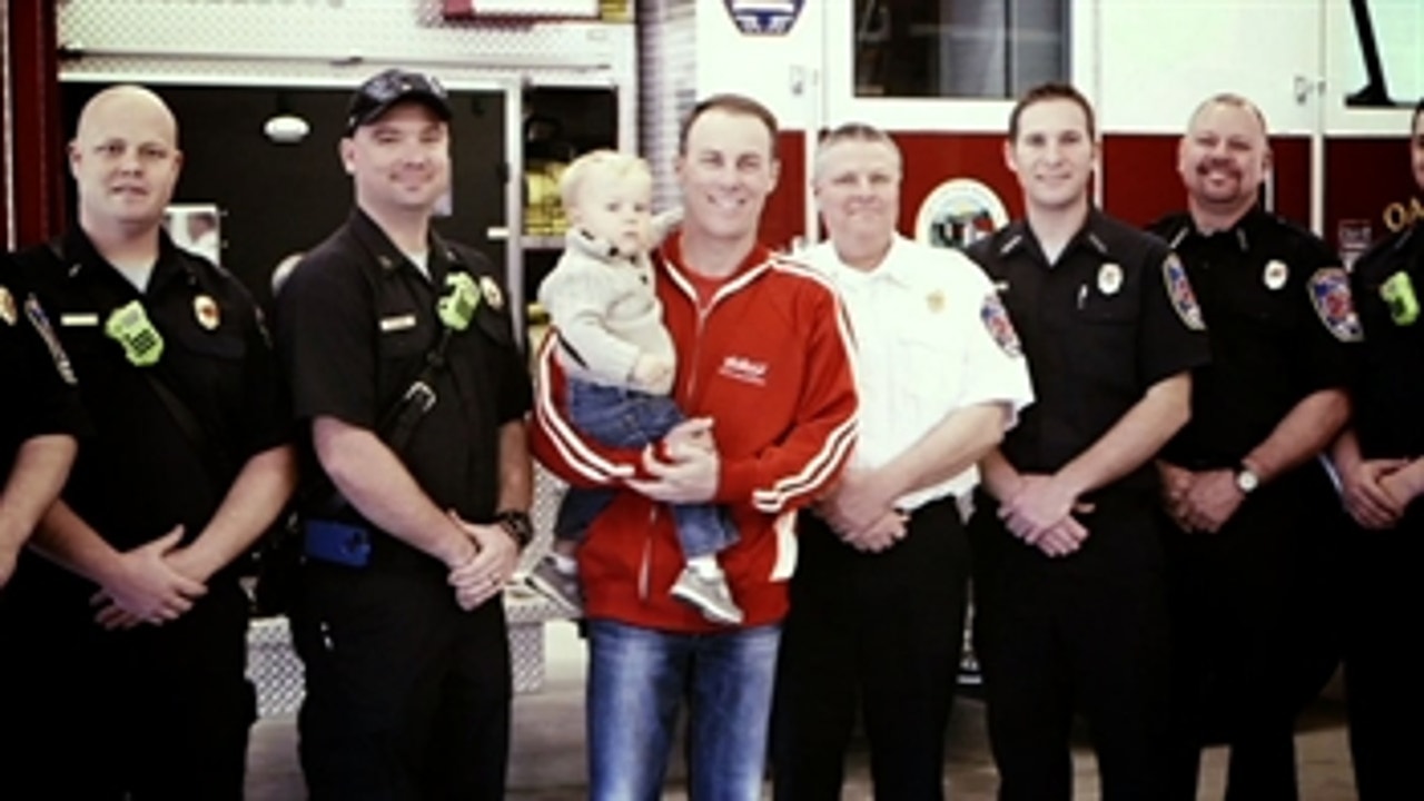 Kevin Harvick Thanks Local Fire Department