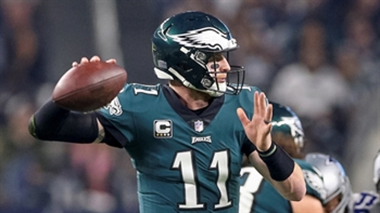 Shannon Sharpe is convinced Carson Wentz deserved to be ranked top QB in the NFC East