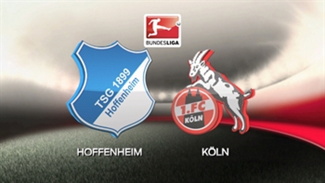 1899 Hoffenheim vs. 1. FC Koln ' 2015-16 Bundesliga Highlights