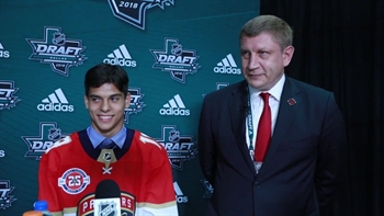 Florida Panthers' 1st round draft pick Grigori Denisenko on what kind of NHL player he'll be