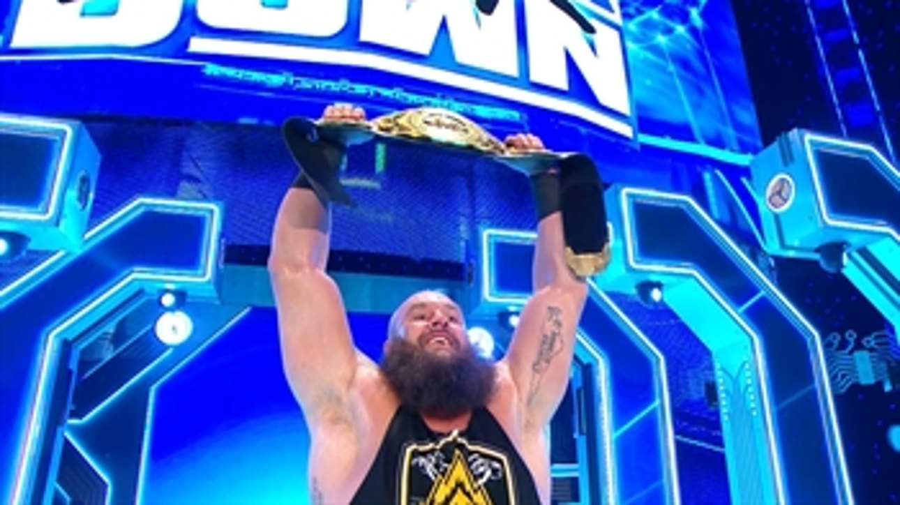 Braun Strowman wins first individual belt after beating Nakamura for Intercontinental Title