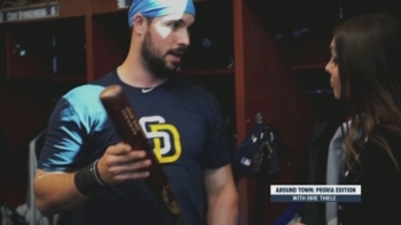 Inside Austin Hedges' locker