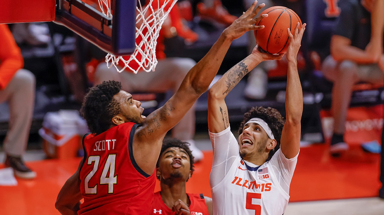 Maryland upsets No. 12 Illinois, 66-63, after closely-contested game