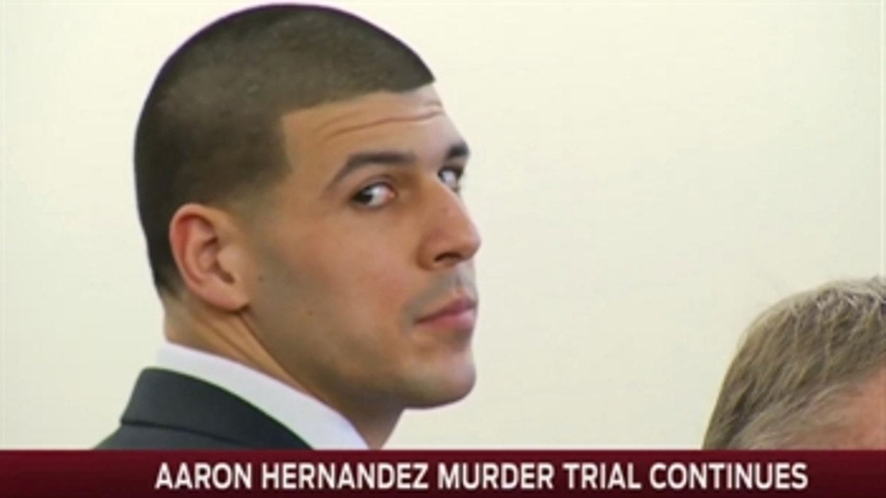 Aaron Hernandez speaks at murder trial