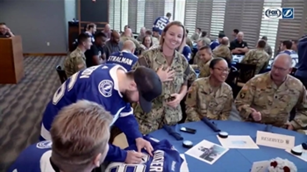 Lightning host 1st annual Military Appreciation Luncheon