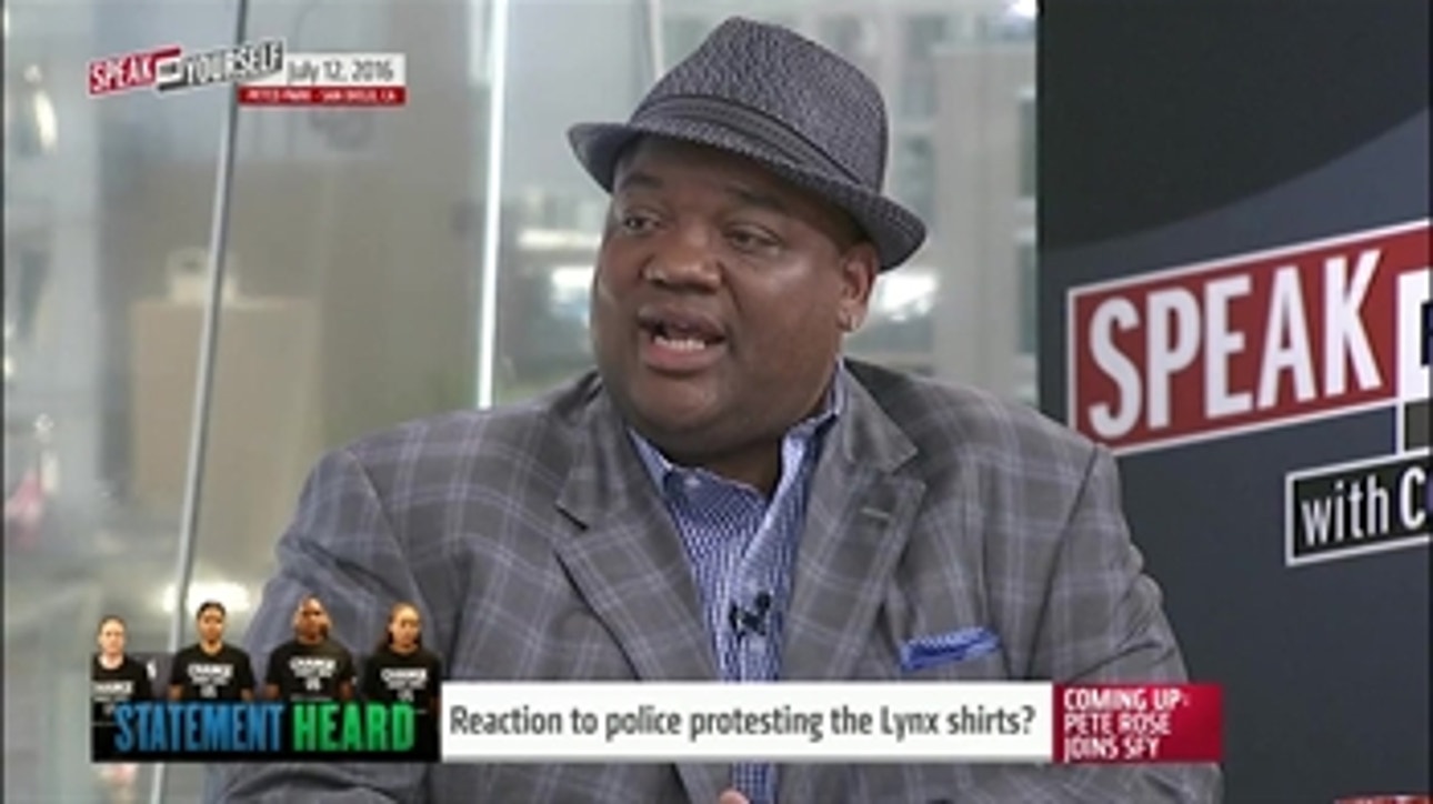 Whitlock reacts to Lynx players' social protest