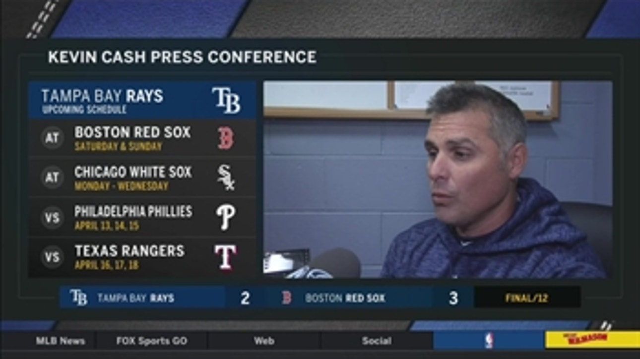 Kevin Cash: It was fun to watch Yonny Chirinos today