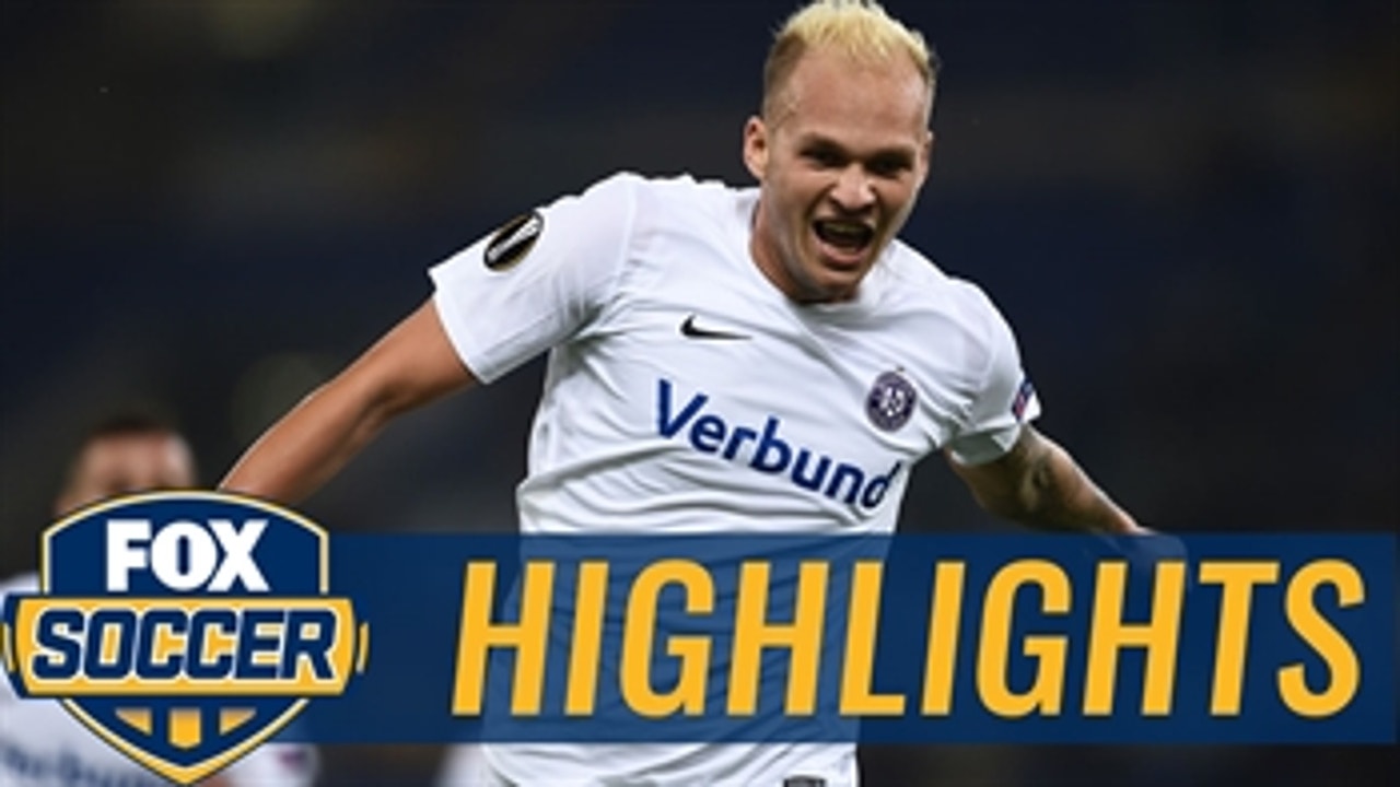 Holzhauser scores nice volley against Roma ' 2016-17 UEFA Europa League Highlights
