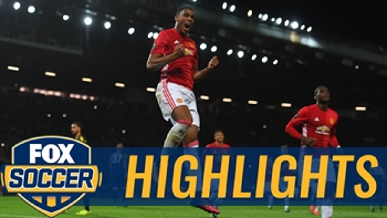 Anthony Martial scores second penalty for United ' 2016-17 UEFA Europa League Highlights