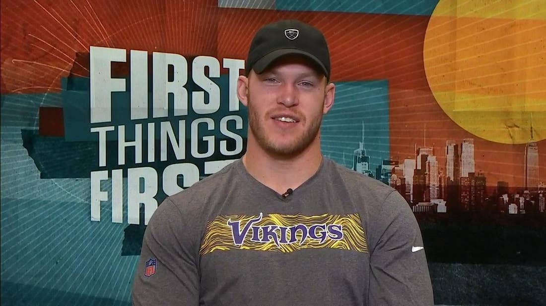 Vikings' Kyle Rudolph talks Cousins, explains the 'dead arm dance' & more ' NFL ' FIRST THINGS FIRST