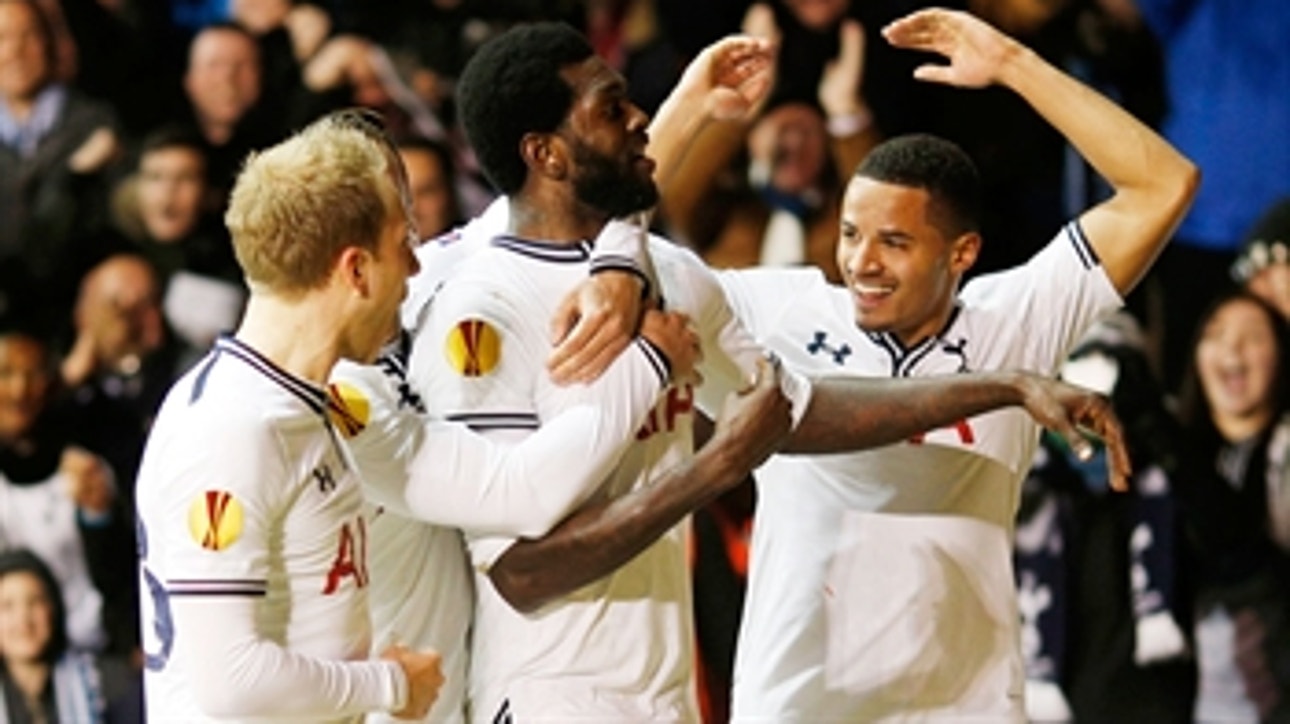 Adebayor adds to Spurs advantage