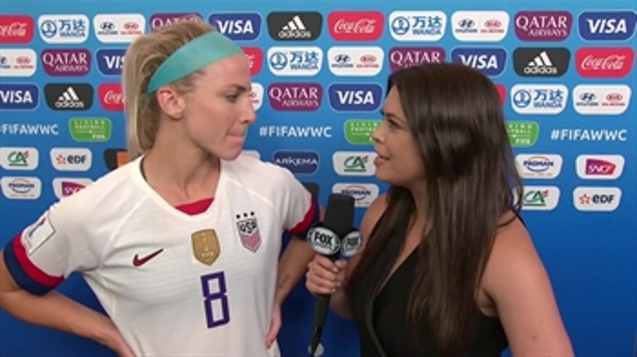 Julie Ertz: I'm so proud of the U.S. team, sometimes you have to win dirty