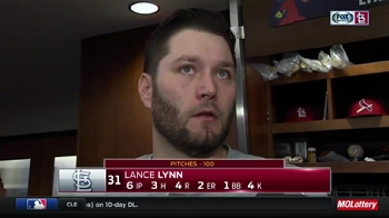 Lynn takes blame for Cardinals loss: 'I didn't get it done'