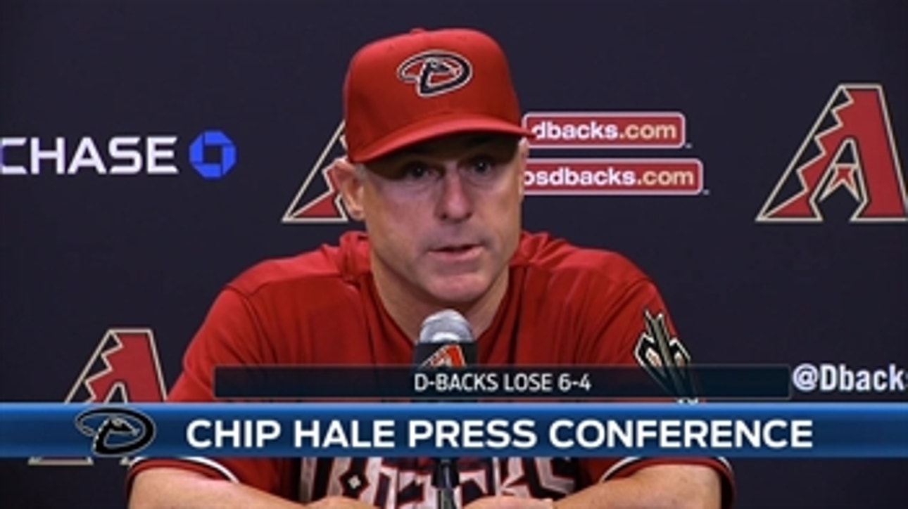 Hale on Rubby, loss to Rockies