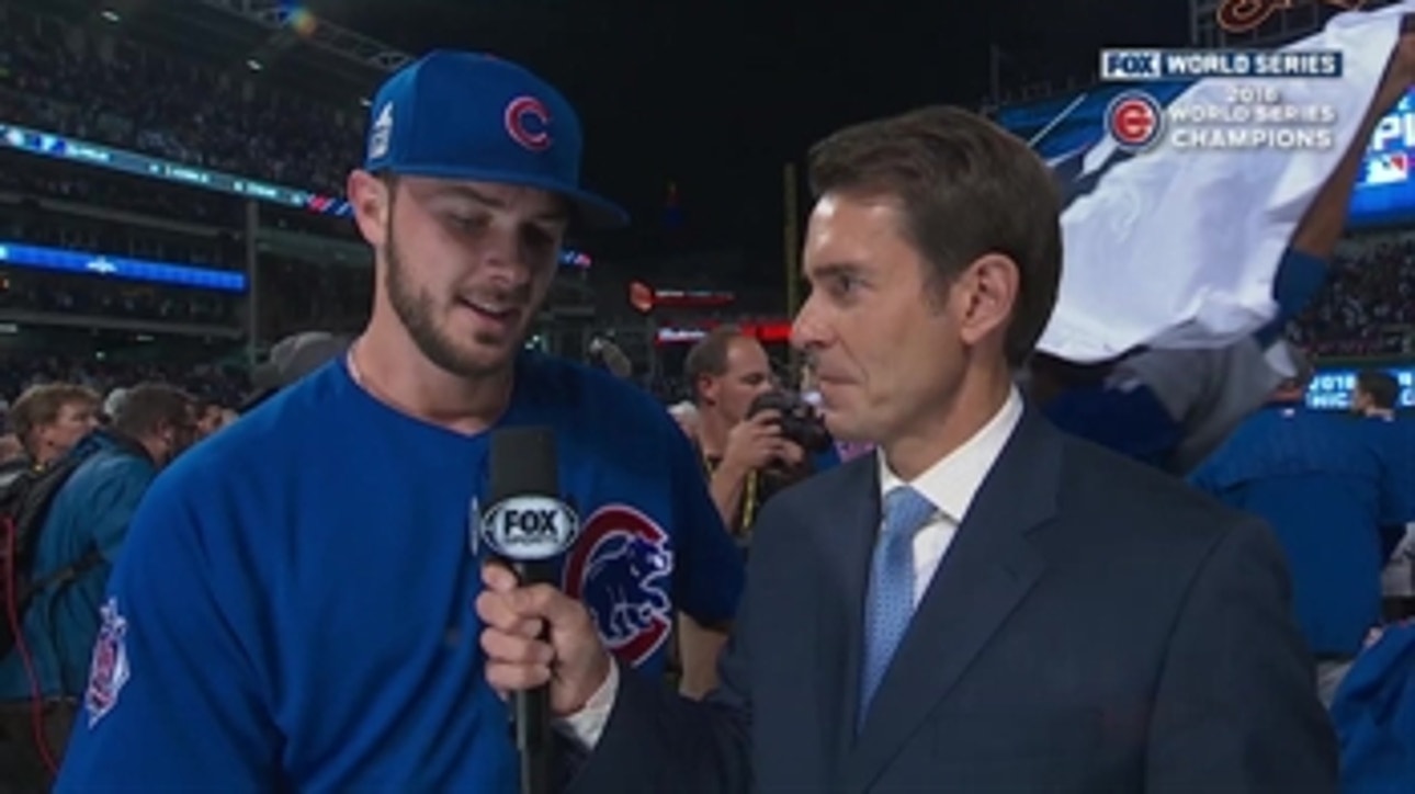 Emotional Kris Bryant describes fielding the final play of Game 7 ' 2016 WORLD SERIES ON FOX