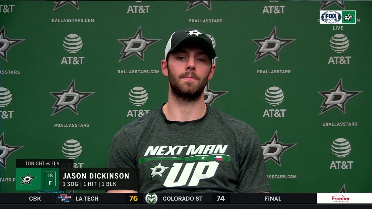 WATCH: Jason Dickinson Meets with Media After Stars loss to Panthers 3.28.21