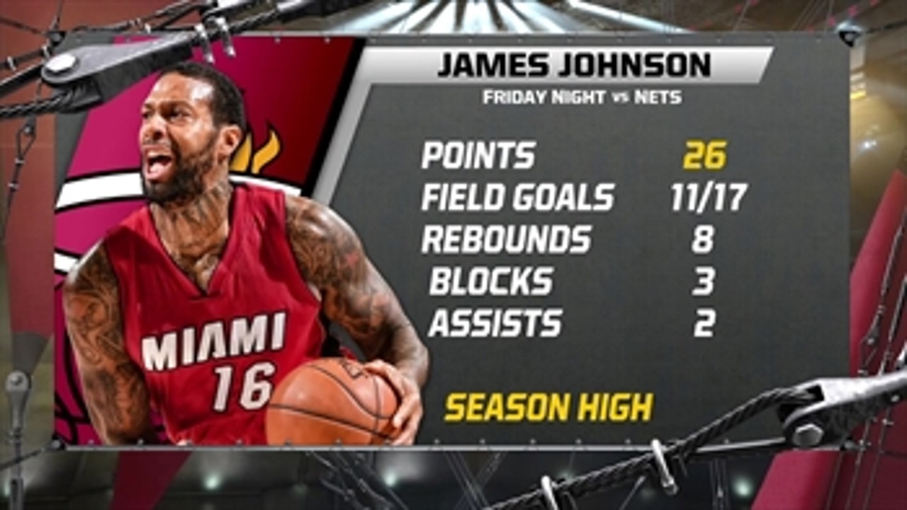 James Johnson doing it all for Heat of late