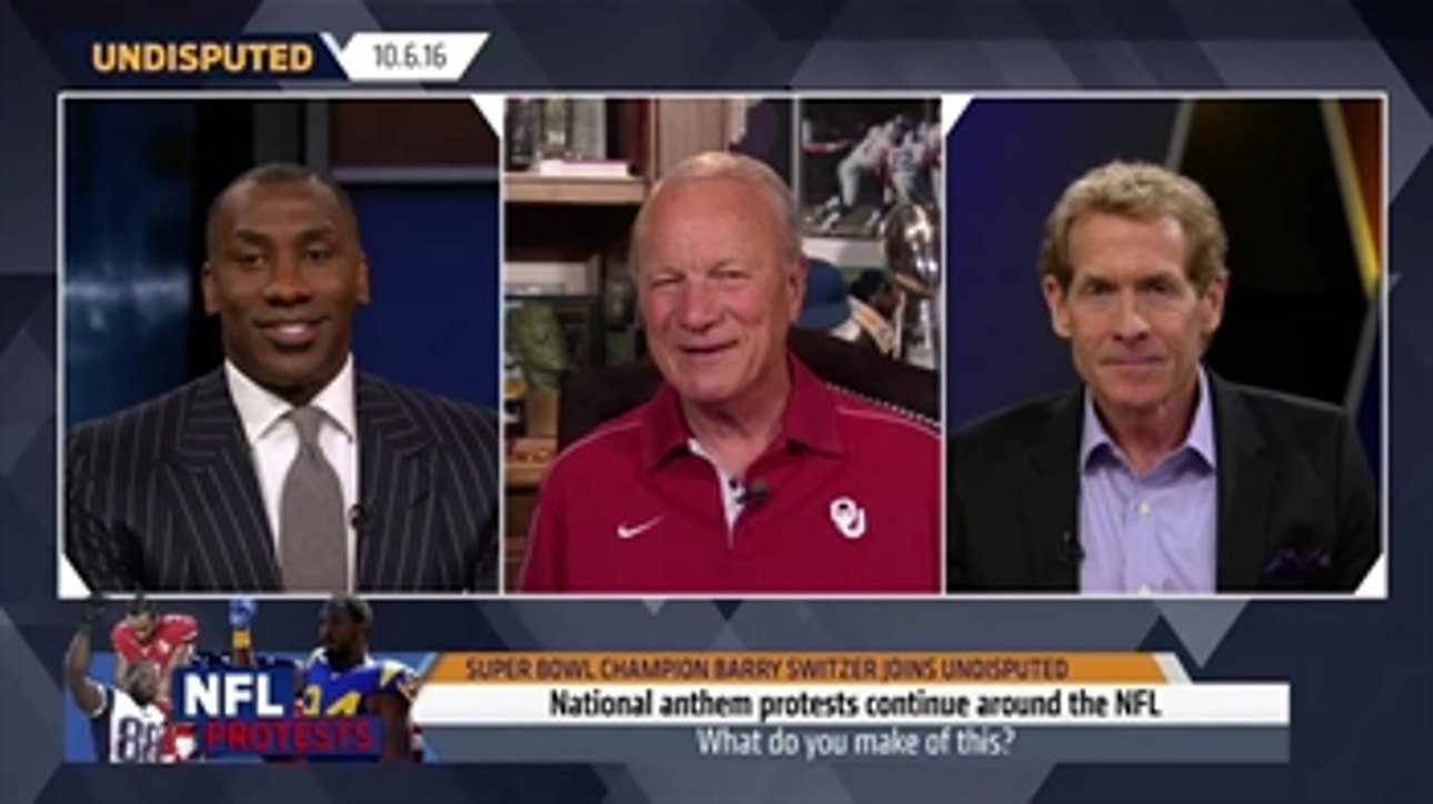 Barry Switzer on NFL anthem protests: 'It doesn't have a place there' ' UNDISPUTED